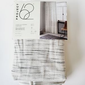 Light Filtering Curtain 54"W×84"L One Panel Project 62